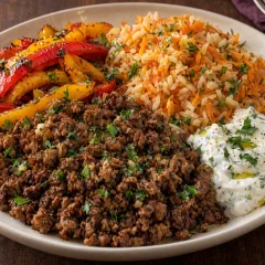 Beef and peppers